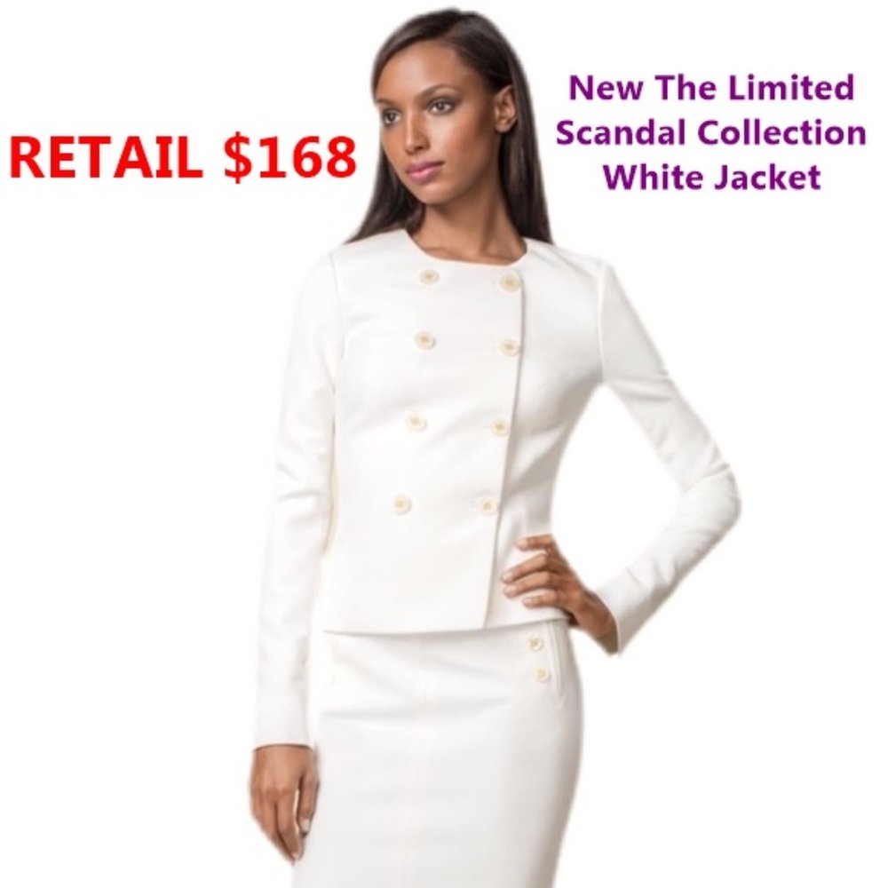 The Limited Scandal Collection White Jacket XS